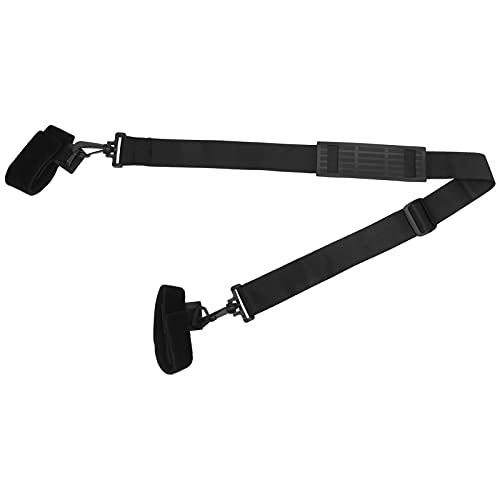 Fishing Rod Shoulder Strap | Adjustable Sling Band for 2 + Rods | Convenient Carry Belt for Travel/Hiking/Boating | Lightweight Nylon & EVA Material | 63-112cm Length