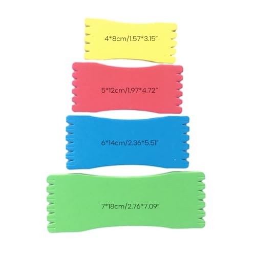 10Pcs Fishing Spools Keeper Foam Fishing Line Board Sponge Fishing Foam Fishing Foam Fishing Winding Fishing Rigs Holder Fishing Winding Board