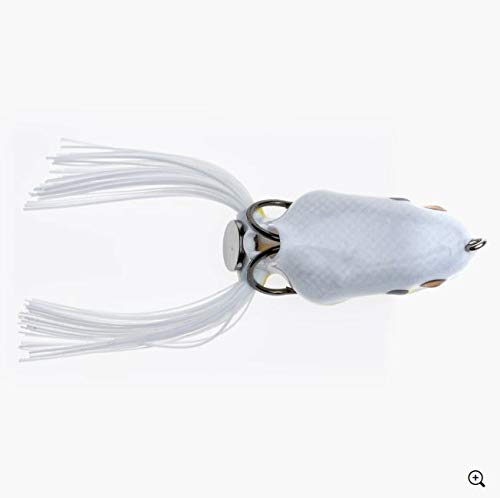 Scum Frog Trophy Series Topwater Bass Fishing Hollow Body Frog Lure with Weedless Hooks - color: Shameless Shad, size: 5/8 Ounce