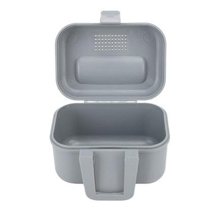 Haofy Bait Holder, Secure Fishing Bait Station Grey Heat Lightweight for Outdoor (S)