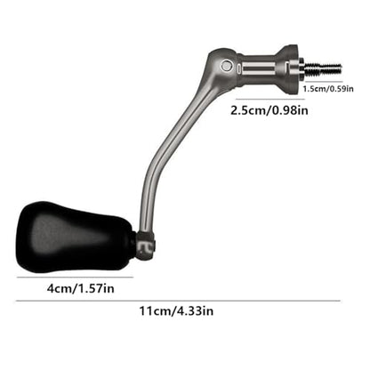 Fishing Reel Handle Grip Double/Single Rockers Arm Screw-in Handle Grips Fishing Rod Power Handle for Baitcasting Reel