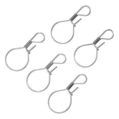 KIMISS 5PCS Fishing Locks Stainless Steel Single Handed Live Fish Lock Buckle for Freshwater Saltwater Fishing Stringer Clip H LockFishing Lock B Steel are Fish Locks Freshwater for You