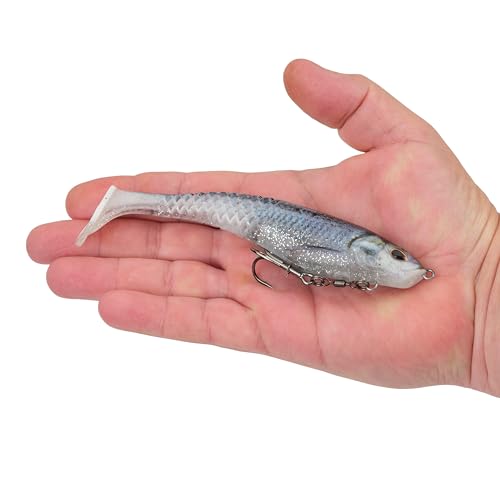 Berkley PowerBait CullShad Fishing Soft Bait - color: HD Ghost Gizzard, size: 6 in (1.2 oz)