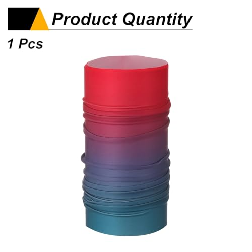 HARFINGTON Summer Cooling Neck Gaiter Sun Protection Face Mask Fishing Necks Gaiter Unisex for Cycling Outdoor Sports - color: Gradient Red-green