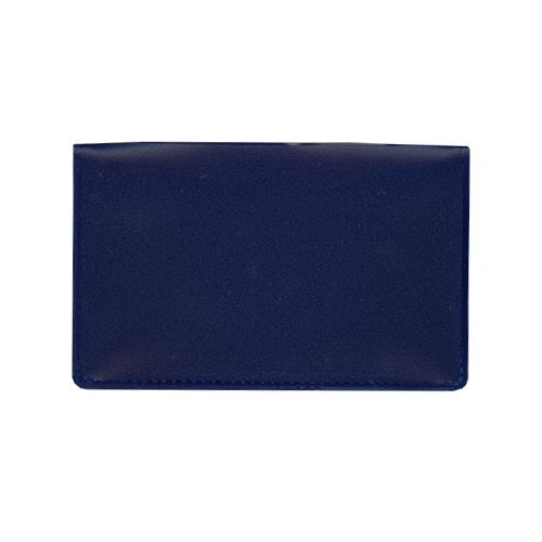 StoreSMART Navy Blue Folding Business Card Holders - 100 Pack - Polypropylene Plastic (RPP2915NB100) - color: Navy Blue, size: 100-Pack