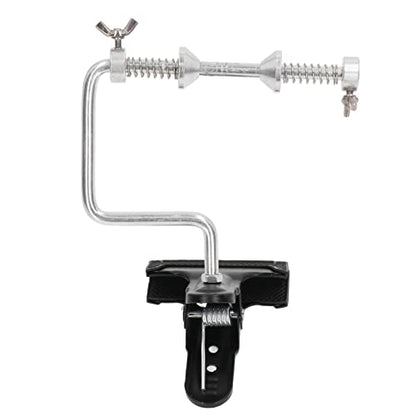 Fishing Line Winder with Clamp, Aluminum Alloy Fishing Line Winder, Adjustable Stable Protable Spooler Machine, Convenient Hand Crank Fishing Line Spooler for Fisherman