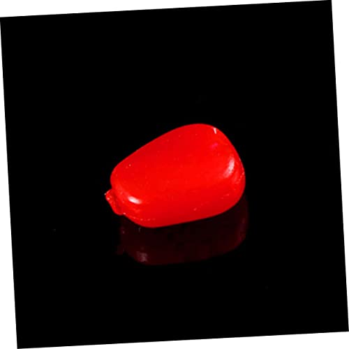 Totority 50Pcs Simulation Floating Fish Lures Artificial Corn Baits for Carp Fishing Reusable PVC Material Freshwater Saltwater Use Red