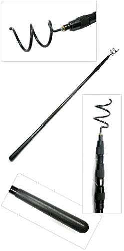 DotLine Aluminum Lure Retriever with Spiral Tip – 18 FT Durable, Lightweight & Easy-to-Use Fishing Gear