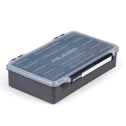 Plano StowAway 3700 Deep Stow Tackle Box, with Corrosion-Preventive Rustricor, Single Latch Design, Transparent DuraView Lid, Stackable Storage for Fishing Bait, Lures and Gear - size: 3700 Deep, style: New Model
