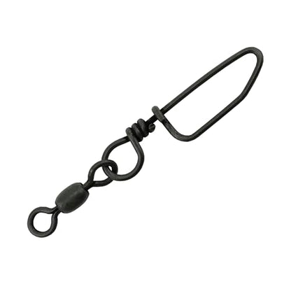AFW Brass Coastlock Snap Swivels – Durable Fishing Gear with High-Strength Wire Snaps, Black Oxide Finish, Prevents Line Twisting & Kinking, Supports Up to 350 lb Test. - size: 144 pc, #1, 150 lb test