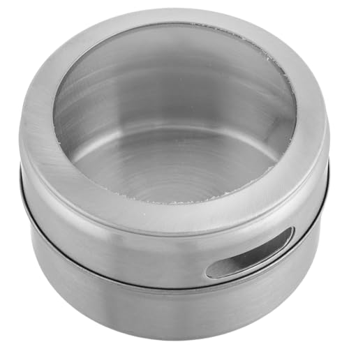 Alasum Stainless Steel Bait Storage Box Round Worm and Maggot Holder Portable Fishing Tackle Storage Case for Outdoor Camping and Live Bait Preservation