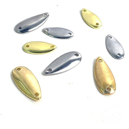 Toddmomy Sequin Bait Fishing Lures for Bass Artificial Fishing Tool Bait Blades Hook Blades Portable