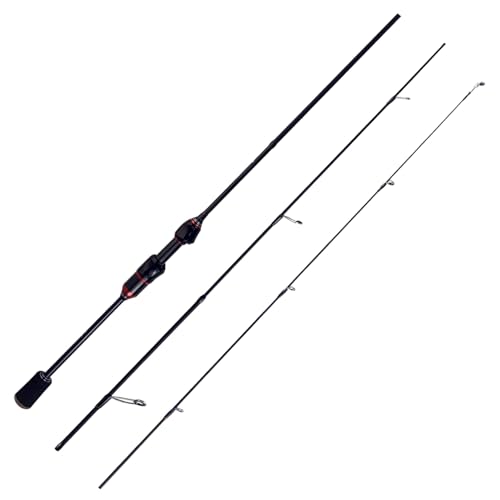Eupheng Echolite Ultralight Spinning Rod and Reel Combo, IM8 Graphite Fast Action Trout Bass Gear, Portable Travel Setup with 5.2:1 9+1 BB CNC Aluminum Spool - size: 7'0''