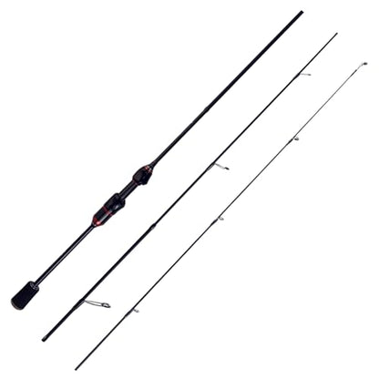 Eupheng Echolite Ultralight Spinning Rod and Reel Combo, IM8 Graphite Fast Action Trout Bass Gear, Portable Travel Setup with 5.2:1 9+1 BB CNC Aluminum Spool - size: 7'0''