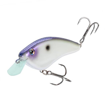 Strike King Hardliner Fishing Lure, Flat Sided Crankbait, Circuit Board Lip, Extra Tight Wobble, Size 4 Treble Hooks - color: Hornet Blue