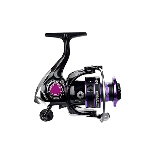 Rikimaru VT Spinning Reels, Carbon Fiber 30LBs Max Drag, 9+1 Shielded BB, Freshwater Spinning Fishing Reel, 5.1:1/6.2:1, 2000, 3000, 4000, 5000，6000, 7000 Series - size: VT-3000