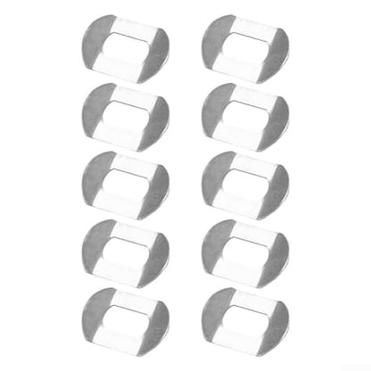 Silver Metal Fishing Reel Handle Washer 8x5mm Insulation Part Compatible with Water Drop Wheel Rocker Assembly 10 Count(10pcs) - size: 10pcs