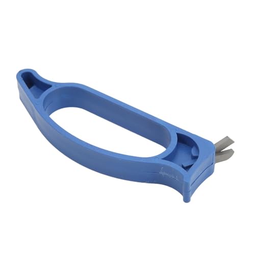 2PCS ABS Ice Auger Sharpener – Portable Diamond Blades Sharpener for Winter Fishing, Non-Slip Grip Fishing Tackle Tool