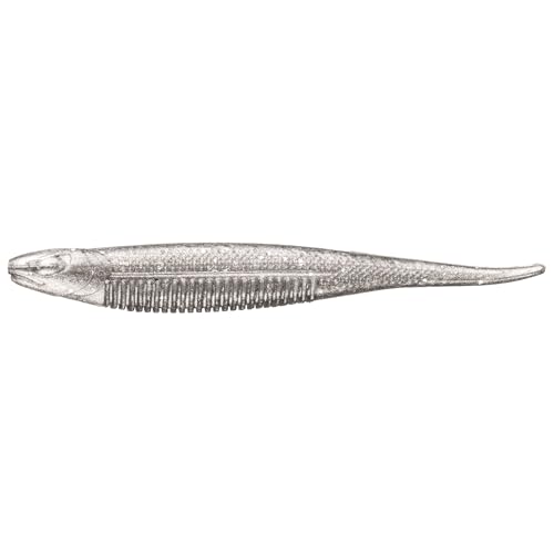 Strike King Strike King Spotlight Shim-E Minnow Fishing Lure, Soft Plastic Jerkbait, 6-Pack - color: Carolina Chrome, size: 5"