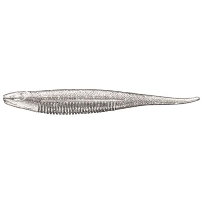Strike King Strike King Spotlight Shim-E Minnow Fishing Lure, Soft Plastic Jerkbait, 6-Pack - color: Carolina Chrome, size: 5"