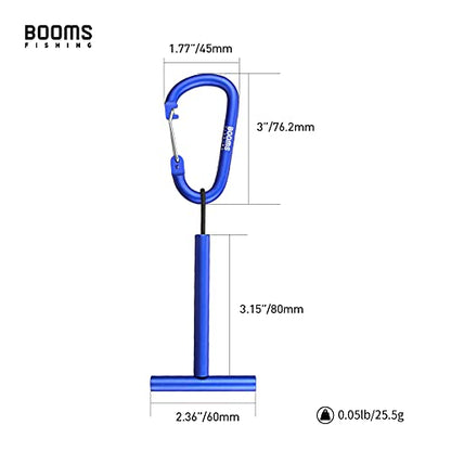 Booms Fishing SH1 Fly Fishing Tippet Spool Holder 2 Pack - color: Blue, 2pcs
