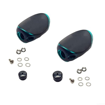 DAIWA fishing reel replacement knobs made of soft acrylic, suitable for carbon fiber rocker handles