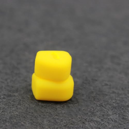 Tofficu 100pcs Artificial Fishing Baits Corn Grain Lures Simulation Soft Lures Floating Beads for Carp and Trout Freshwater Saltwater Fishing Equipment