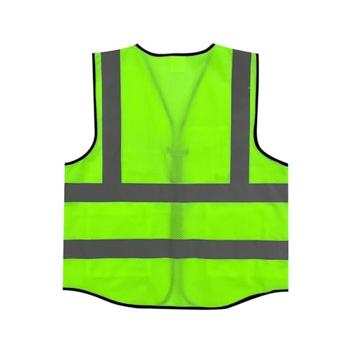 Fishing Vest - Work Vest for Men V Neck Zip Up Lightweight Breathable Sleeveless Utility Jackets Mesh Outwear Vests 2026 - color: 04# Green