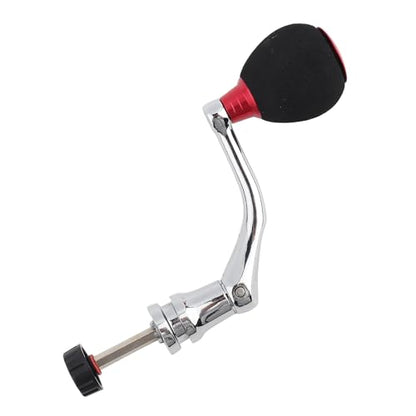 Fishing Reel Handle, Metal knobs Handle Grip Fishing Reel Rocker Arm Grip (Red-2000/3000) Fishing Reel Handle Reel Replacement Handle Fishing Reel Handle Replacement Reel Handle