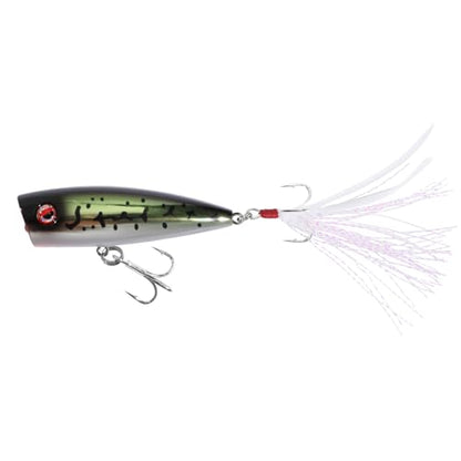 LITTMA Bass Fishing Topwater Popper Lures - Effective Top Water Lures for Bass Anglers - Durable Design for Catching Trophy Bass with High-Performance Popping Action - color: Bass