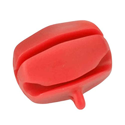 Portable Fishing Rod Fixed Ball Rod Puller Fixed Ball Practical Stop Lever Beam Soft Anti Collision Pole Ball for Outdoor Fishing, red