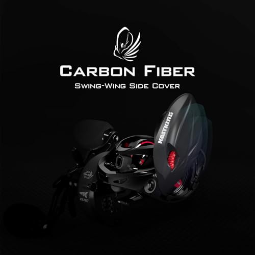 KastKing Speed Demon Elite Fishing Reel, World's Fastest 10.5:1 Gear Ratio/Deadbolt Baitcasting Reel, 10+1 Shielded Stainless Steel BB, CNC Lightweight Aluminum Frame, Available in Skipping Version - color: High Speed- 10.5:1- Left