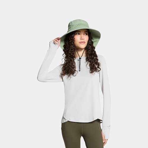 Cooling Sun Defender Sun Hat, UPF 50 UV Protection for Men Women, Wide Brim Outdoor Hat for Hiking, Fishing, Beach, Gardening - color: Hedge Green