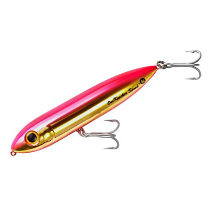 Heddon One Knocker Spook - color: Gold/Pink