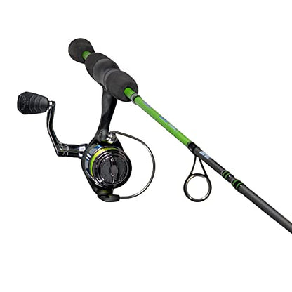 Lew's Crappie Thunder Spinning Reel and Fishing Rod Combo, 2-Piece IM6 Graphite Blank, Right or Left-Hand Retrieve - style: 6'6"
