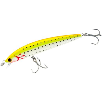YO-Zuri Salt Lure HydroMinnow LC Floating 150mm/170mm Center of Gravity Transfer - color: Yellow Pearl (Chicken Scratch), style: Modern