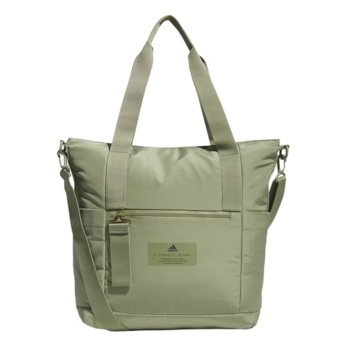 adidas All Me Tote - color: Tent Green/Gold Metallic