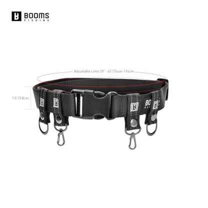 Booms Fishing FB2 Fishing Wade Belt, Adjustable Nylon Wading Belt 45" Max Length, Wade Belts for Casting Surf Kayak Accessory - style: Wade Belt Only