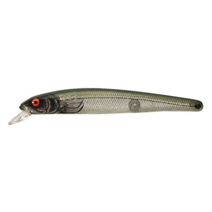 Bomber Lures Long A Slender Minnow Jerbait Fishing Lure - color: Silver Flash Green Back, style: Heavy Duty Long a Slender Minnow Jerbait Fishing Lure