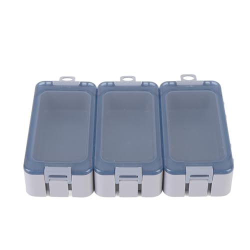 Small Tackle Box, Portable Fishing Gear Organizer with Transparent Window and Luminous Seal, for Anglers and Fishing Beginners (Gray) - color: Gray