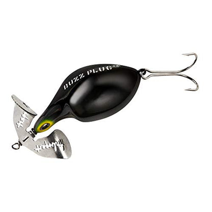 Arbogast Buzz Plug 1 oz Fishing Lure - color: Black, size: Standard 2 7/8 in, 1 oz