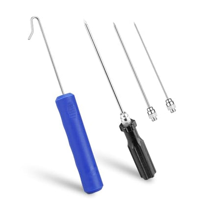 Fish Venting Tool with 1 Fish Hook Removers and 3 Stainless Steel Various Size Venting Needle, Fish Remover Tool for Saltwater and Freshwater Fishing Tools