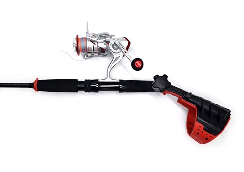 Dimatteo Ergonomics Fishing Combo. Ergonomics Handle with 1.9m Fishing Rod, Jig : 120-280g. Test: 10-15kgs,Spinner Reel 5000(3+1BB),40LB/200M PE Line, PVC Tackle Carry Box and Tube