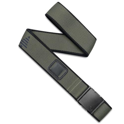 Arcade Belts A2 Unisex Adventure Belt: Heavy Duty Stretch, Metal Free Buckle - color: Blackwood - Ivy - Green/Black, size: Standard (Up to 40"); 1.5" Wide