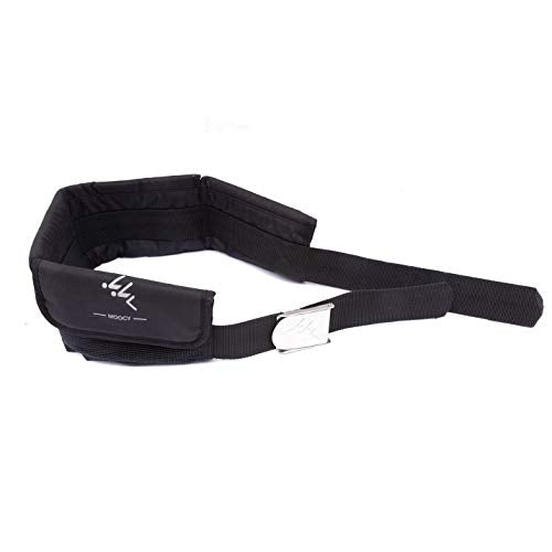 Scuba Weight Belt, 4 Pocket Freediving Dive Diving Accessories - fit for Waist 32" to 52" - color: Hook and Loop
