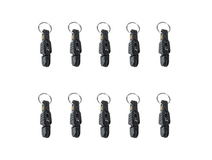 10 Pcs Heavy Tension Snap Release Clips for Weight Planer Board, Downriggers Outrigger Release Clips for Offshore Fishing - color: Black