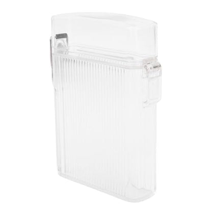 SUNGOOYUE Clear Hard Plastic ID Card Holder with Whistle Strap for Cash, Credit Cards - Versatile Storage Solution for Boating, Fishing and Diving (Transparent White) - color: Transparent White