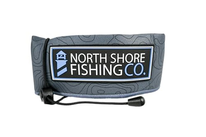 Premium Neoprene Fishing Rod Sleeve – Floating, Puncture Resistant, Labeled Protective Sock for Casting, Spinning, Trolling Fishing Rods - color: Topo, size: 60", style: Spinning