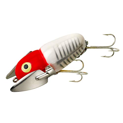 Heddon Crazy Crawler Wild-Action Topwater Fishing Lure - color: Red Shore Minnow, size: Crazy Crawler (5/8 oz)
