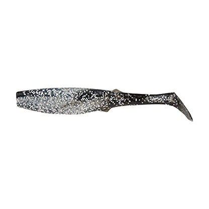 Berkley Gulp! Paddleshad Fishing Soft Bait - color: Black Silver, size: 3"